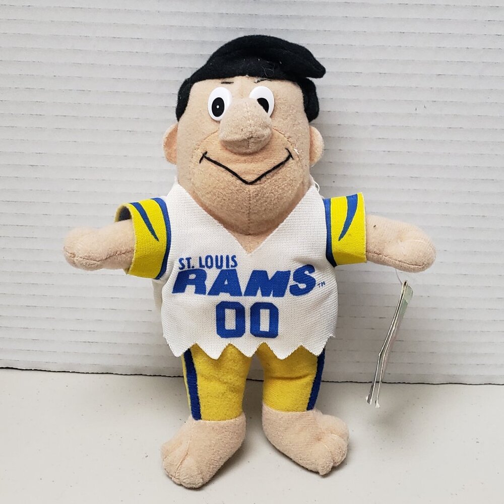 The Flintstones Fred Flintstone St Louis Rams NFL Plush 1994